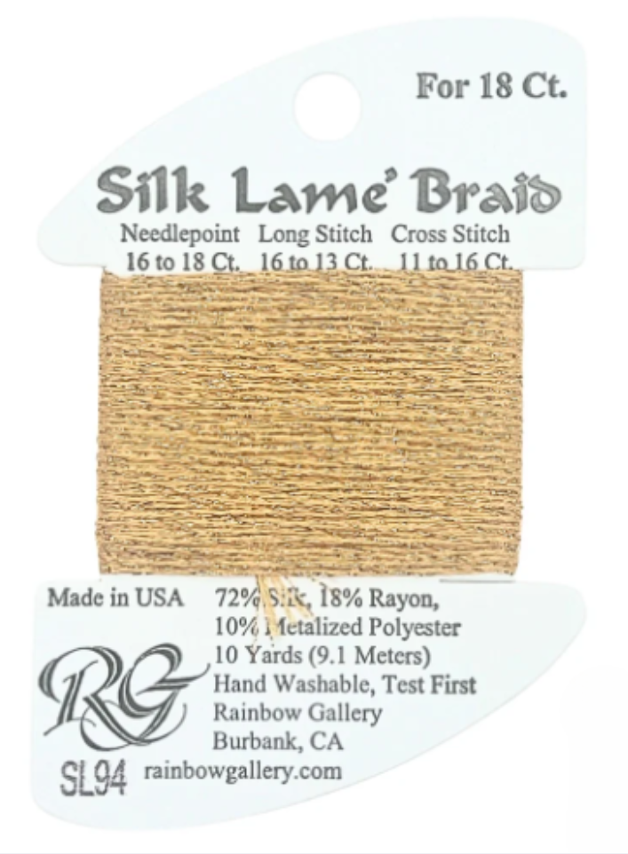 Silk Lame´ Braid 18 | SL094 True Gold