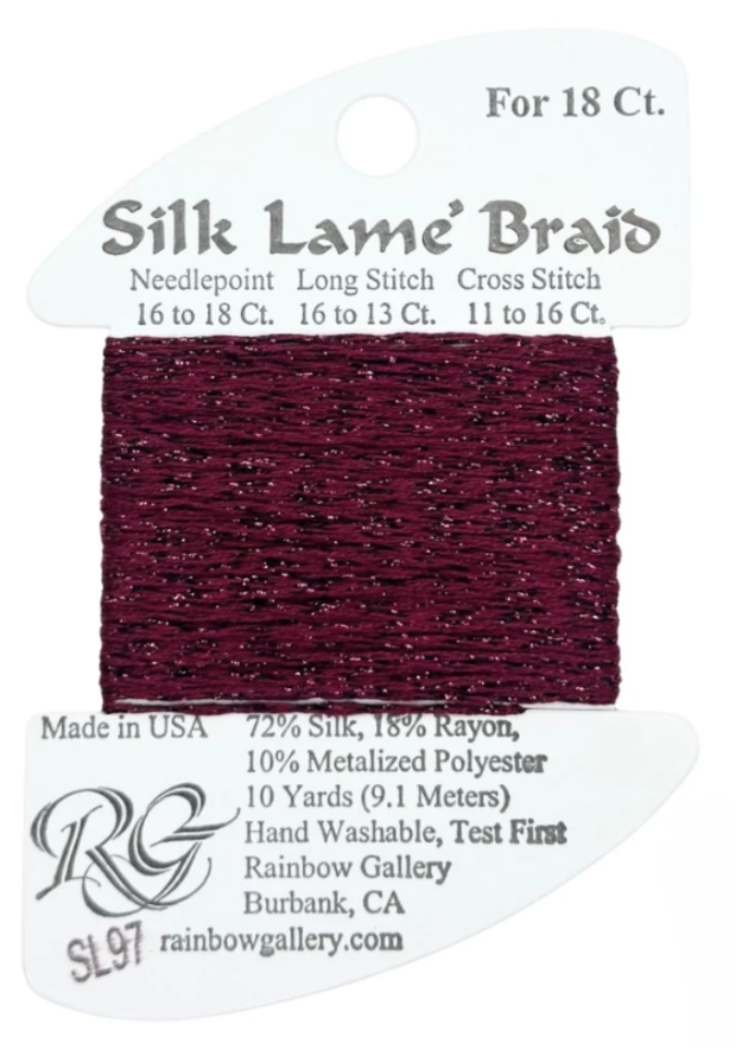 Silk Lame´ Braid 18 | SL097 Ruby Red