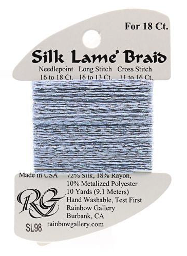 Silk Lame´ Braid 18 | SL098 Pale Antique Blue