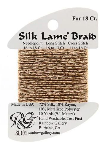 Silk Lame´ Braid 18 | SL101 Honey