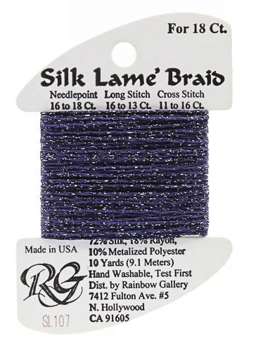 Silk Lame´ Braid 18 | SL107 Deep Cobalt