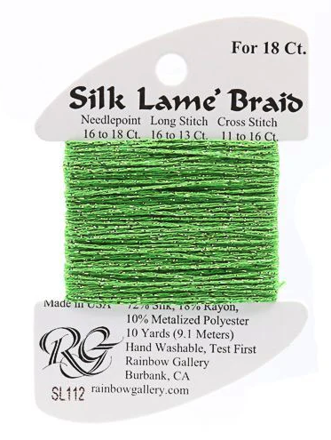 Silk Lame´ Braid 18 | SL112 Spring Green