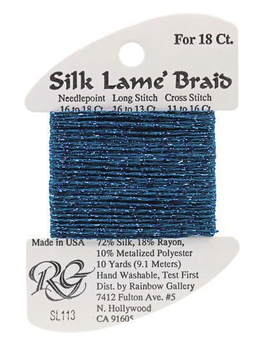 Silk Lame´ Braid 18 | SL113 Dark Lagoon