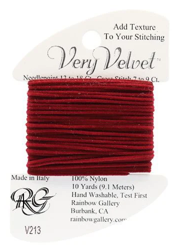 Very Velvet | V213 Burgundy
