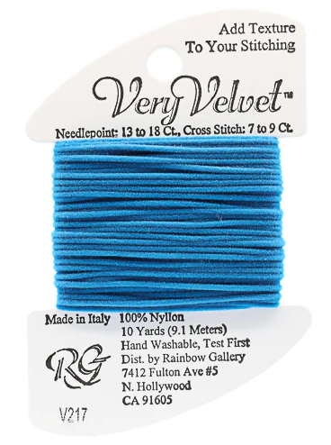 Very Velvet | V217 Peacock Blue