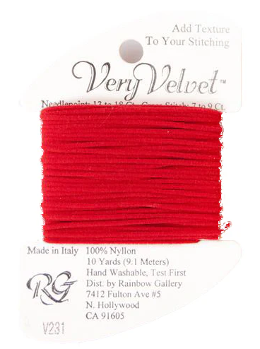 Very Velvet | V231 Christmas Red