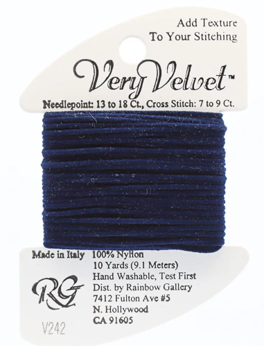 Very Velvet | V242 Navy Blue