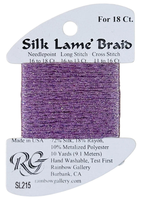 Silk Lame´ Braid 18 | SL215 Soft Amethyst