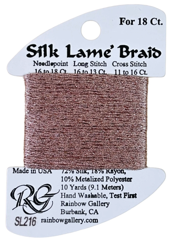 Silk Lame´ Braid 18 | SL216 Touch of Tan