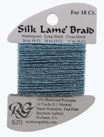 Silk Lame´ Braid 18 | SL213 Dusty Turquoise