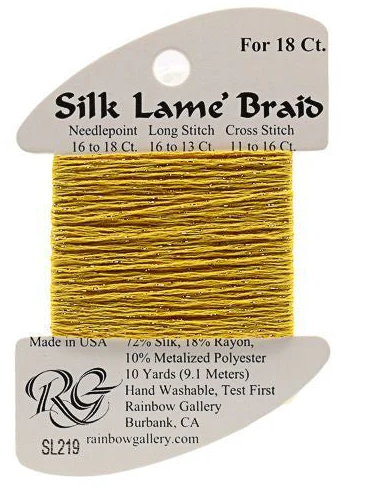 Silk Lame´ Braid 18 | SL219 Sunset Gold