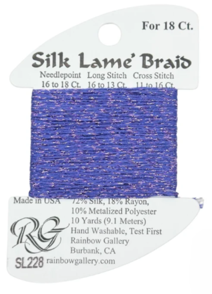 Silk Lame´ Braid 18 | SL228 Passion Flower