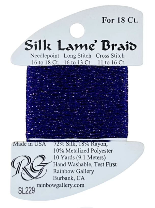 Silk Lame´ Braid 18 | SL229 Plush Purple
