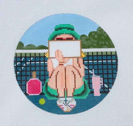 Pickle Ball Stitching Girl