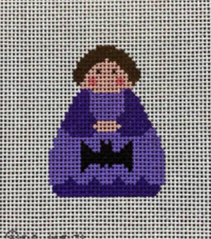 Purple Angel with Bat