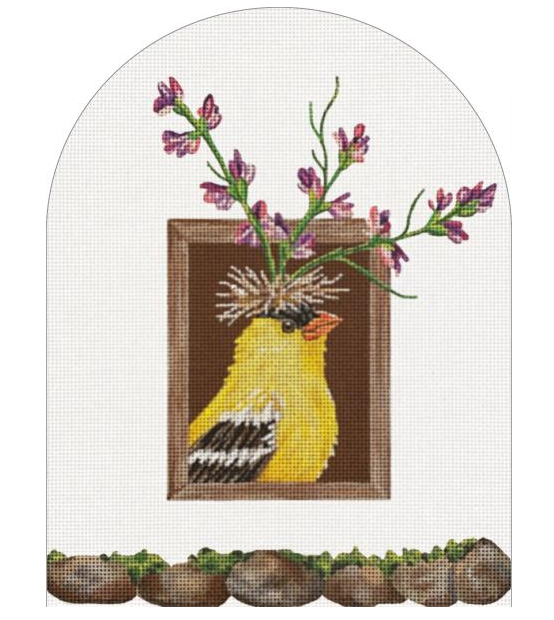 Flower Party Window/Yellow