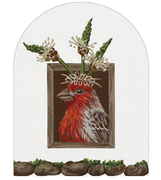 Red Bird Party Window