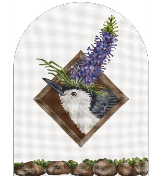 Lilac Party Window/Blue