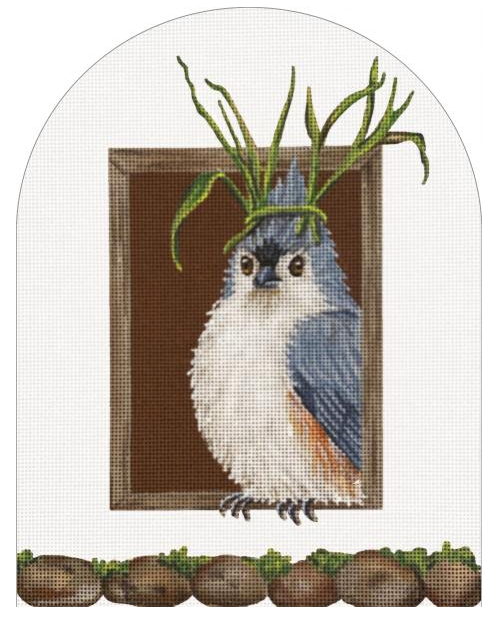 Grass Party Window/Titmouse