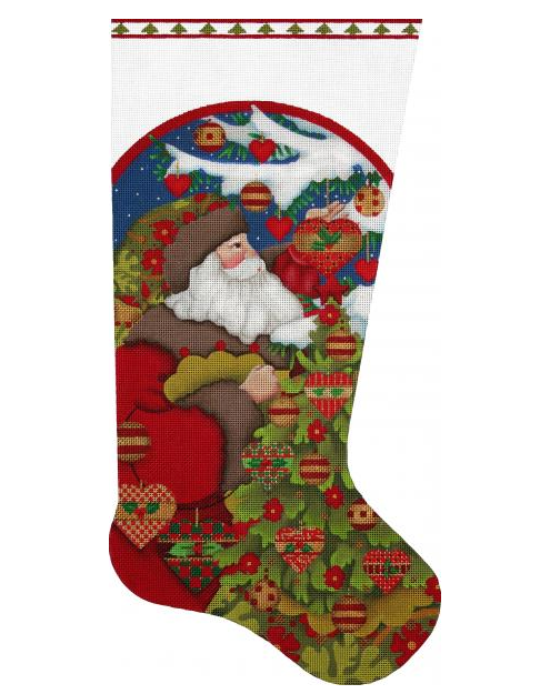 Santa Tree Stocking