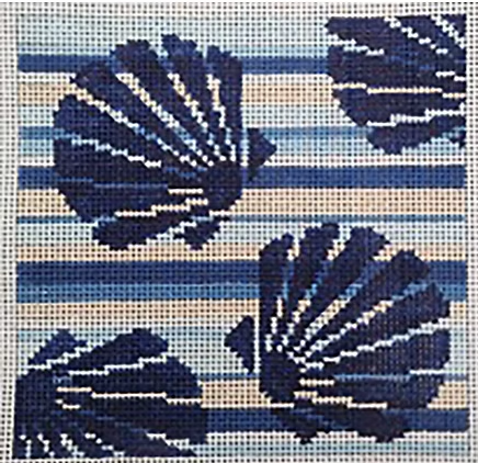 Scallops on Shore Stripes