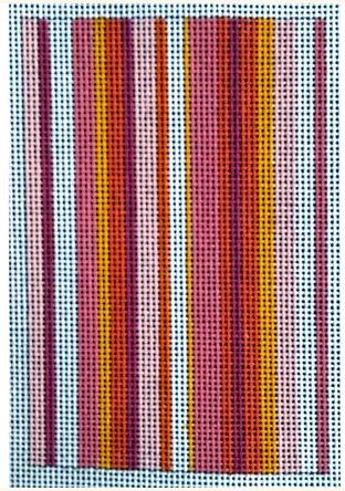 Happy Stripes in Pink & Orange