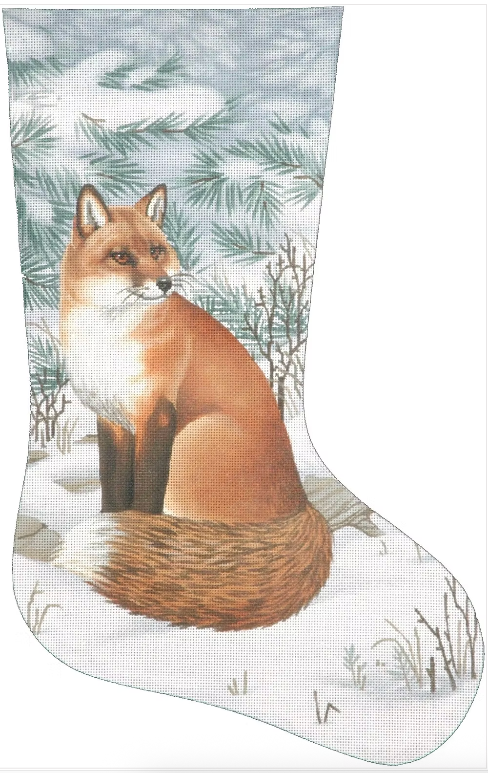 Fox in the Snow Stocking