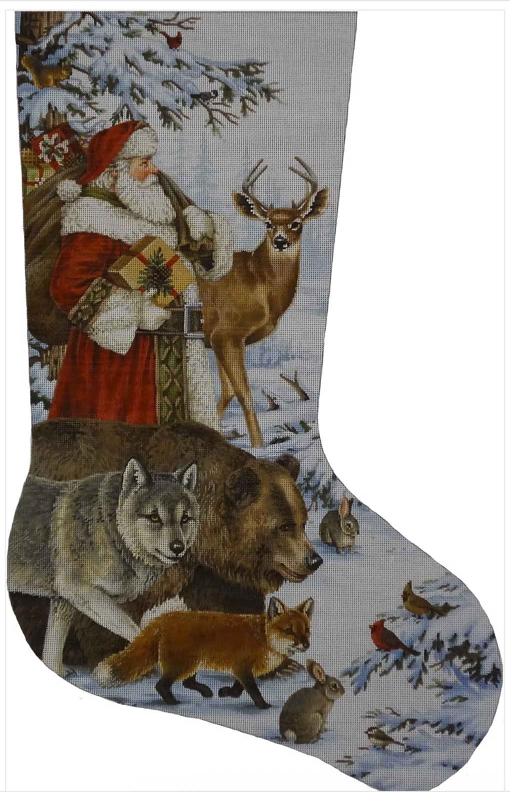 Woodland Christmas Stocking