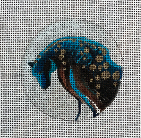 Blue Creature w Gold