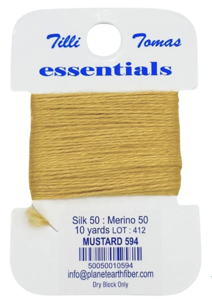 Essentials 10 Yd Card | E-594 Mustard
