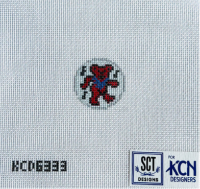 Red Bear Key Fob Insert