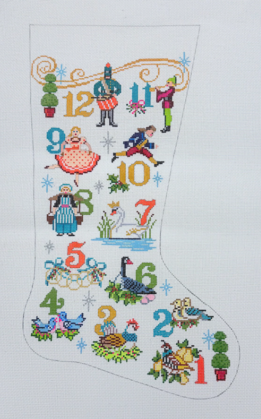 12 Days Christmas Stocking