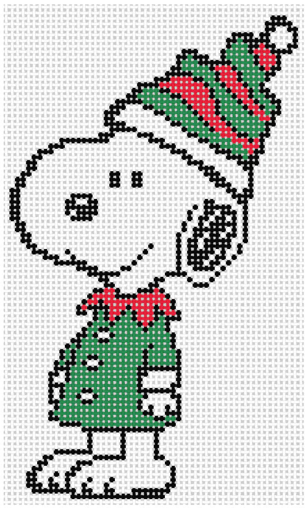 Peanuts Christmas - Snoopy in Elf Costume
