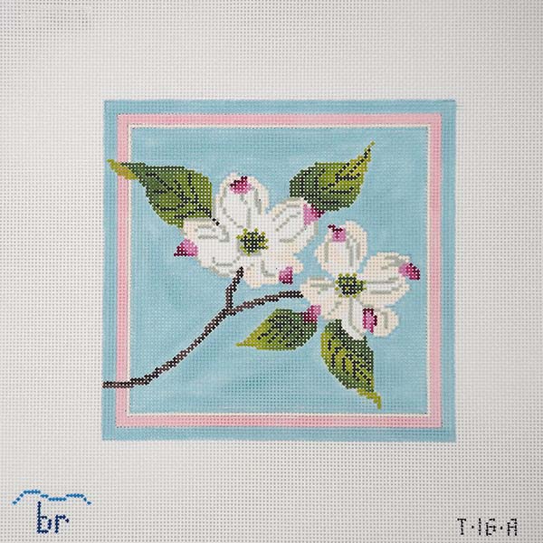 White Dogwood Blossoms (on 13 mesh)