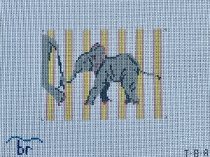 Hang On Baby Elephant