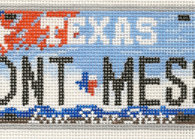 Don't Mess With Texas License Plate