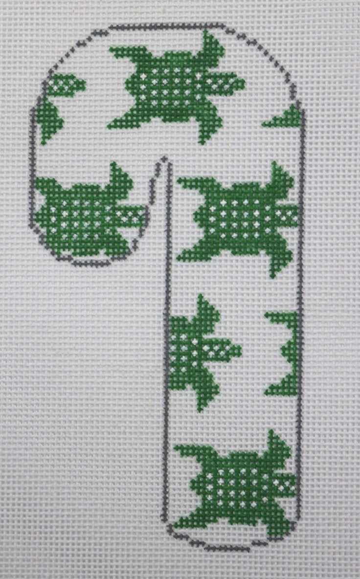 Sea Turtle Candy Cane