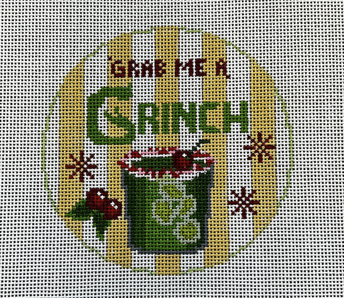 Happier Hour Coaster - Grab Me A Grinch