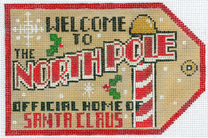 Welcome To The North Pole Gift Tag