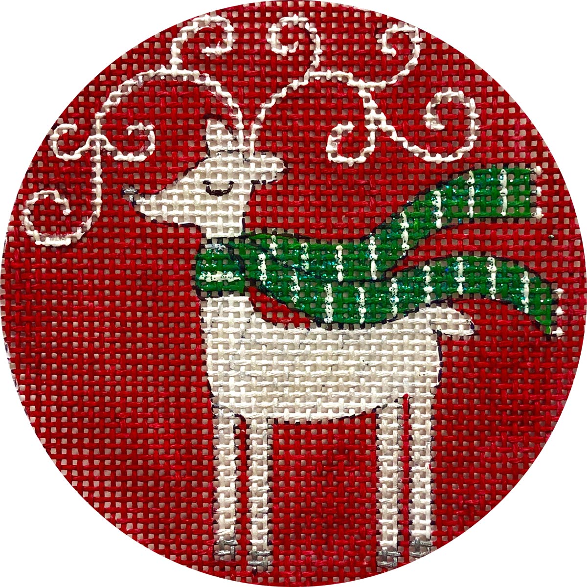 Reindeer on Red
