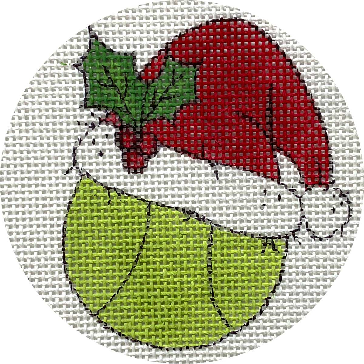 Tennis Ball w/ Santa Hat