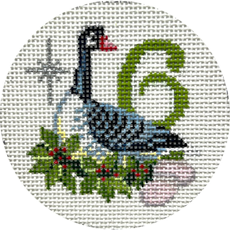 Six Geese Laying