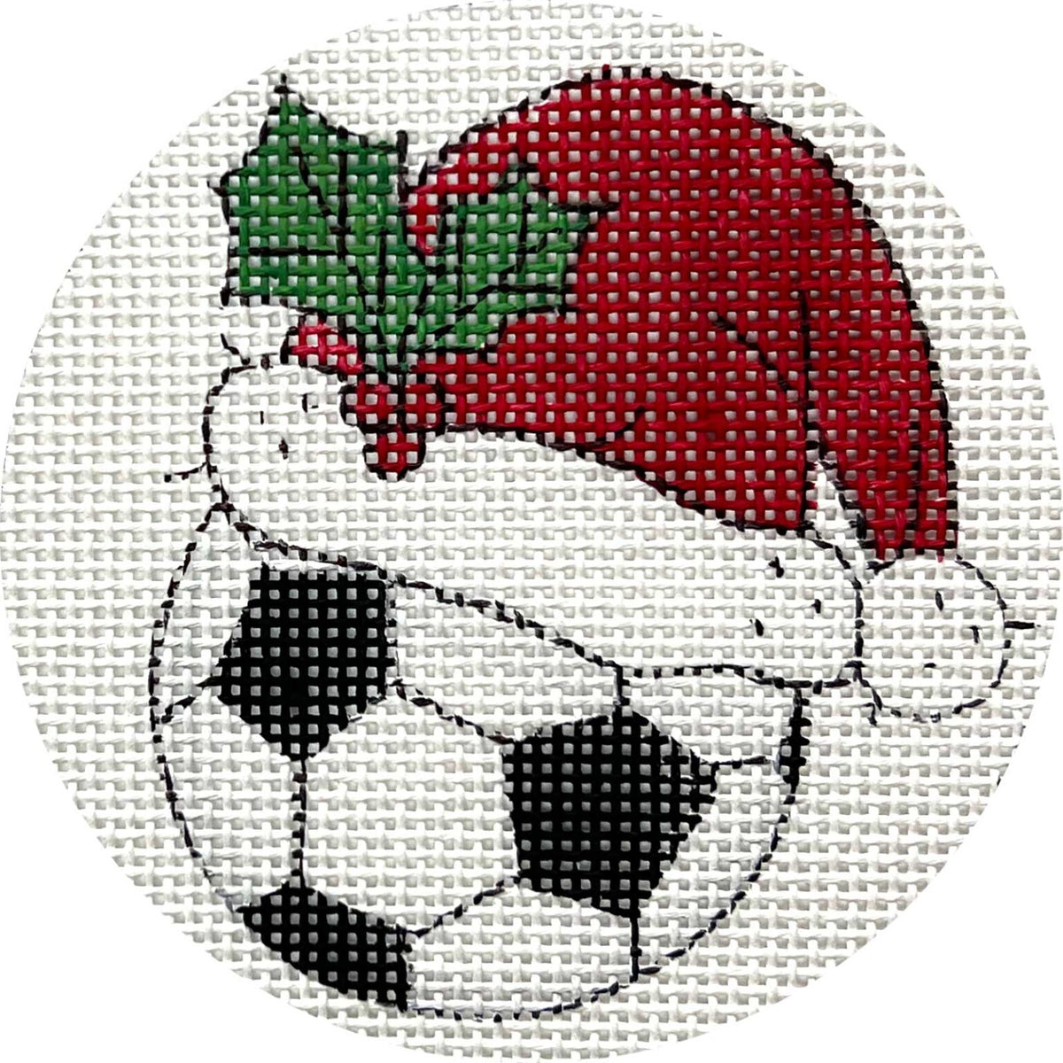 Soccer Ball w/ Santa Hat