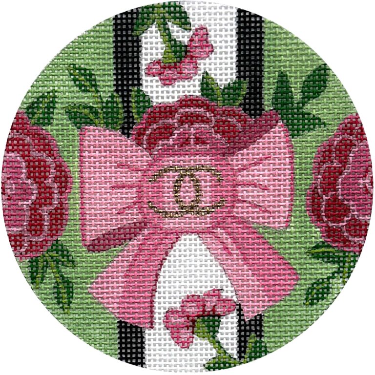 Chanel Pink Bow Round