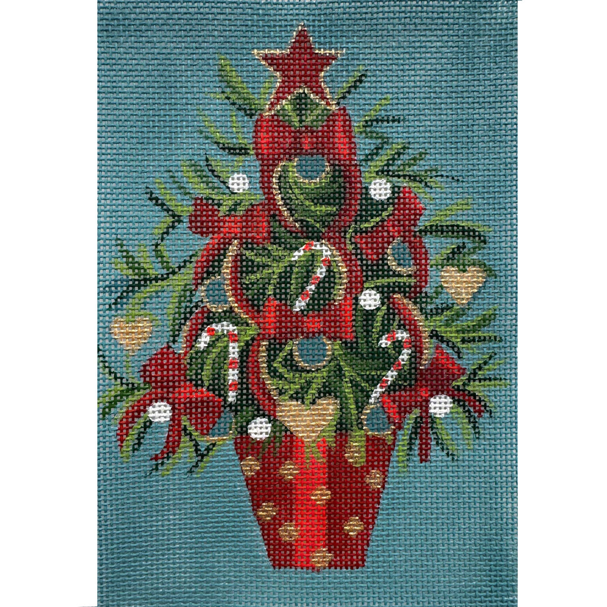 Red Bow Xmas Tree