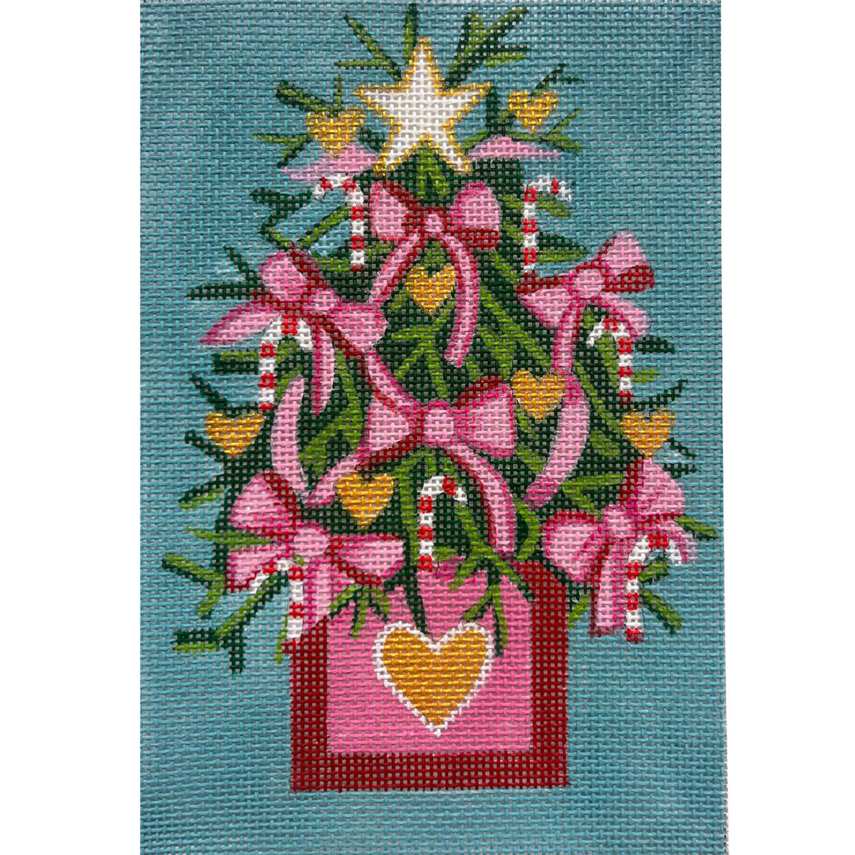 Pink Bow Xmas Tree