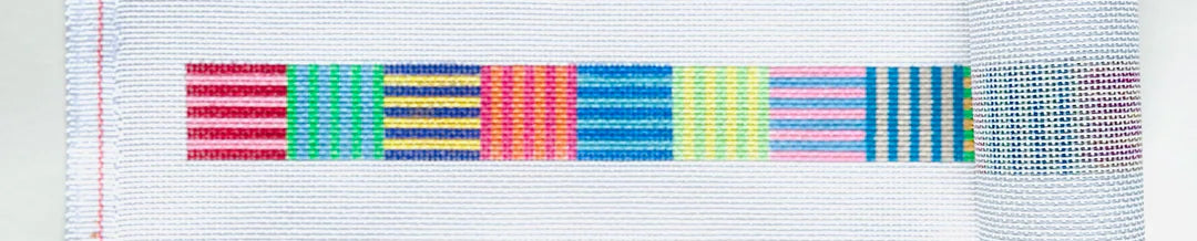 Abstract Stripes Purse Strap/Belt Canvas