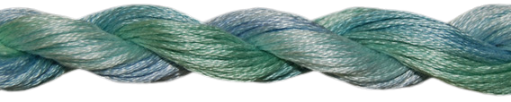 ThreadworX Overdyed Floss | 1054 Pacific Island