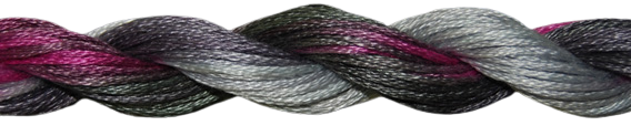 ThreadworX Overdyed Floss | 1145 Gray Flamingo
