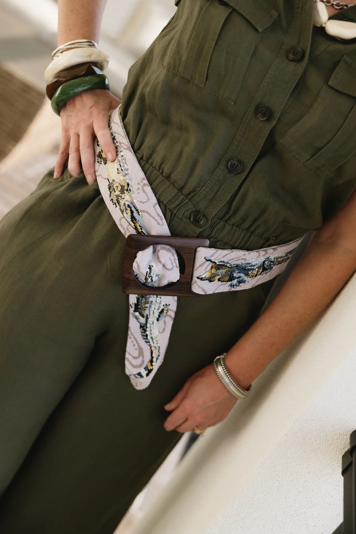 Alligator Boho Belt